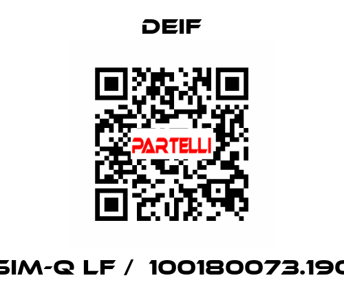 SIM-Q LF /  100180073.190 Deif