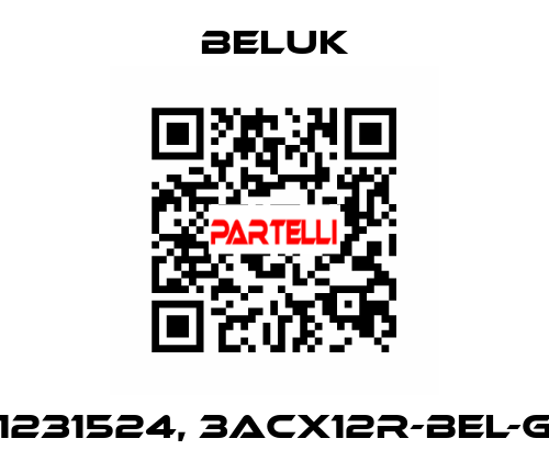 1231524, 3ACX12R-BEL-G Beluk