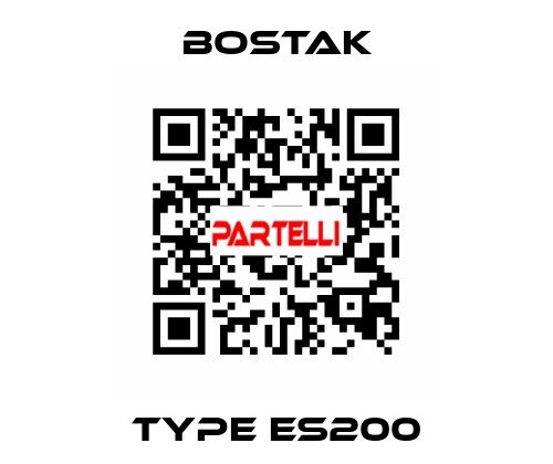 TYPE ES200 Bostak