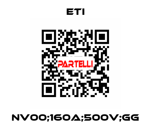 NV00;160A;500V;GG Eti