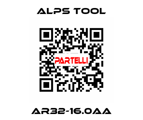 AR32-16.0AA ALPS TOOL