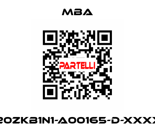 MBA220ZKB1N1-A00165-D-XXXXXXXX MBA