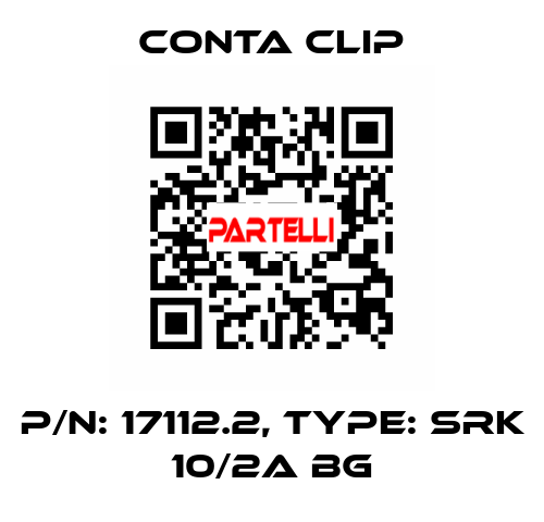 P/N: 17112.2, Type: SRK 10/2A BG Conta Clip