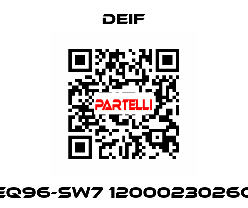 EQ96-SW7 1200023026C Deif