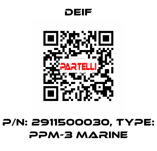 P/N: 2911500030, Type: PPM-3 Marine Deif