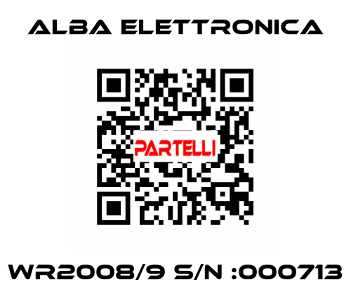 WR2008/9 S/N :000713 ALBA ELETTRONICA