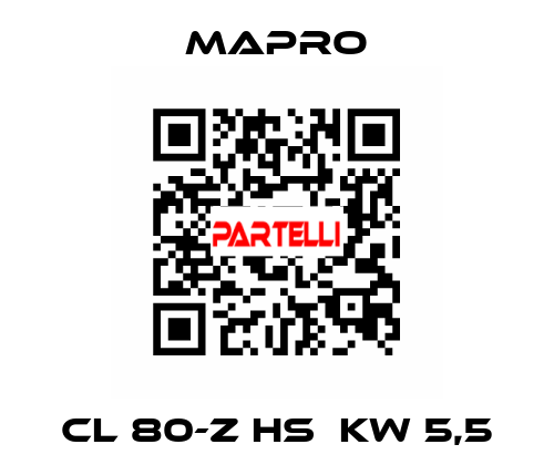 CL 80-Z HS  kW 5,5 Mapro