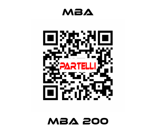  MBA 200 MBA