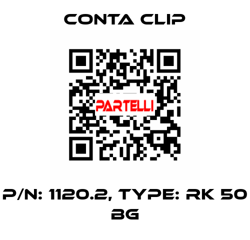 P/N: 1120.2, Type: RK 50 BG Conta Clip