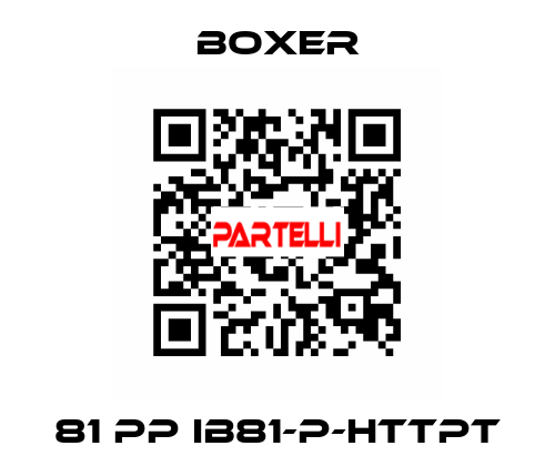 81 PP IB81-P-HTTPT Boxer