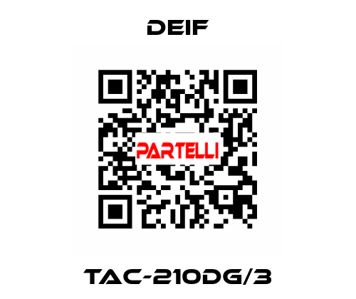 TAC-210DG/3 Deif