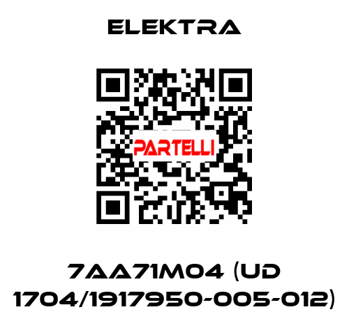7AA71M04 (UD 1704/1917950-005-012) ELEKTRA