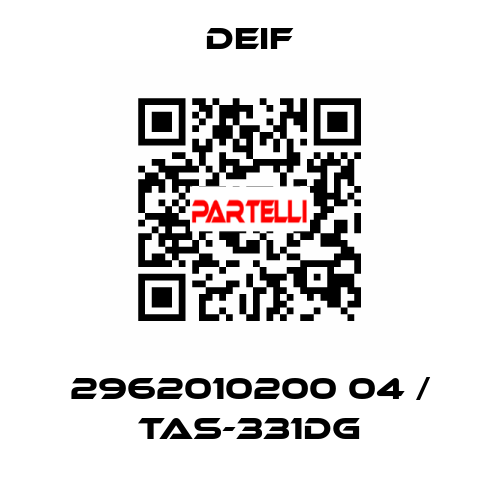 2962010200 04 / TAS-331DG Deif