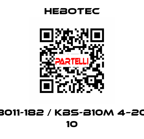 3011-182 / KBS-B10M 4–20 10 HEBOTEC