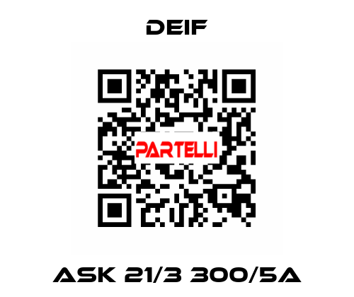 ASK 21/3 300/5A Deif