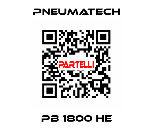 PB 1800 HE Pneumatech