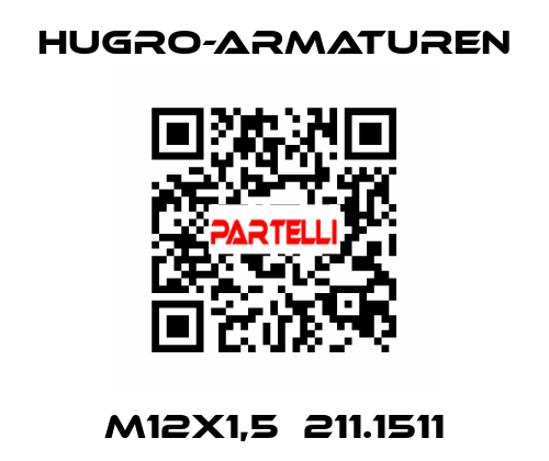 M12x1,5  211.1511 Hugro-Armaturen