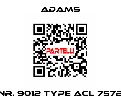 Nr. 9012 Type ACL 7572 ADAMS