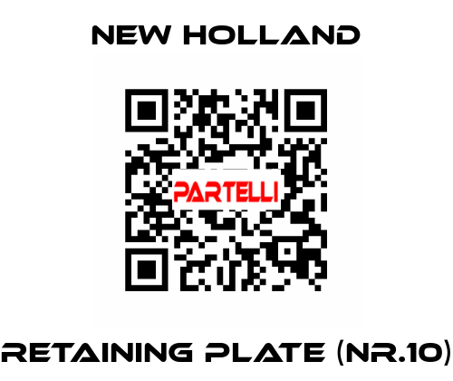 Retaining plate (Nr.10) New Holland