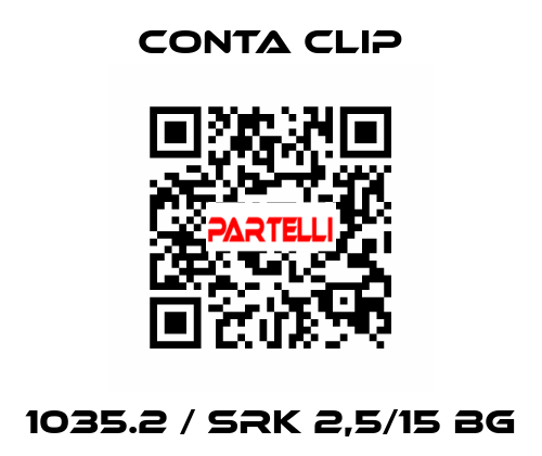 1035.2 / SRK 2,5/15 BG Conta Clip