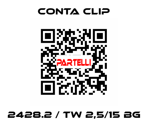 2428.2 / TW 2,5/15 BG Conta Clip