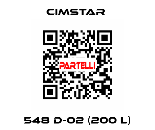 548 D-02 (200 l) Cimstar 