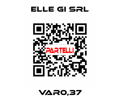 VAR0,37 ELLE GI SRL