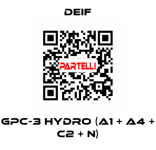 GPC-3 Hydro (A1 + A4 + C2 + N) Deif