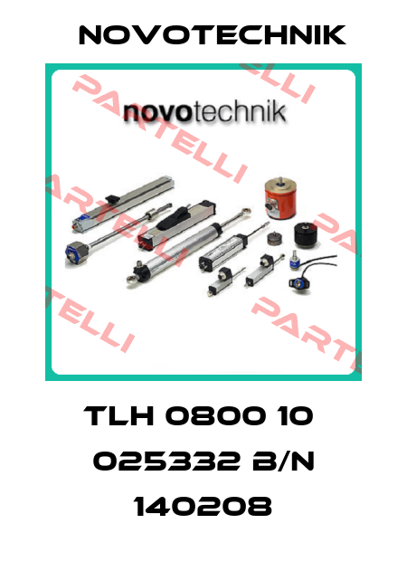 TLH 0800 10  025332 B/N 140208 Novotechnik