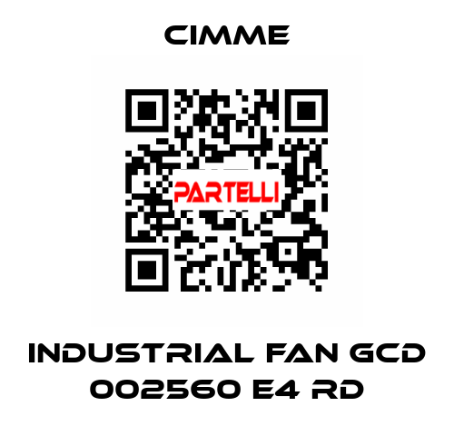 Industrial Fan GCD 002560 E4 RD Cimme