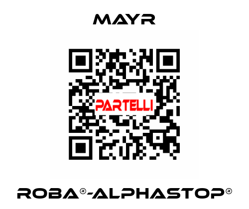 ROBA®-alphastop® Mayr