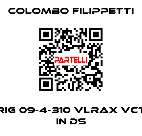 RIG 09-4-310 VLRAX VCT IN DS Colombo Filippetti