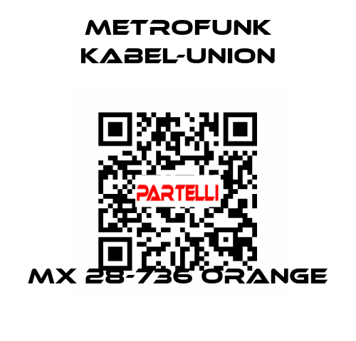 MX 28-736 orange METROFUNK KABEL-UNION