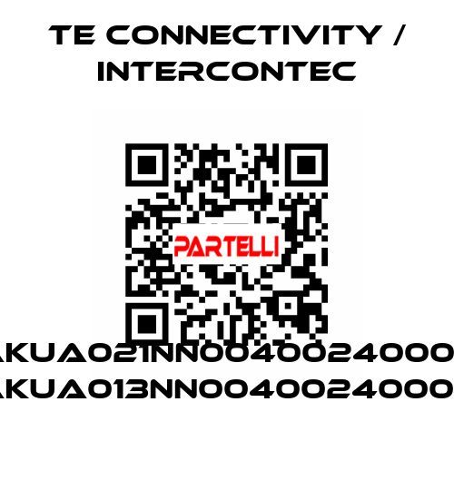 AKUA021NN00400240000 (AKUA013NN00400240000) TE Connectivity / Intercontec