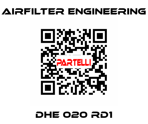 DHE 020 RD1 Airfilter Engineering