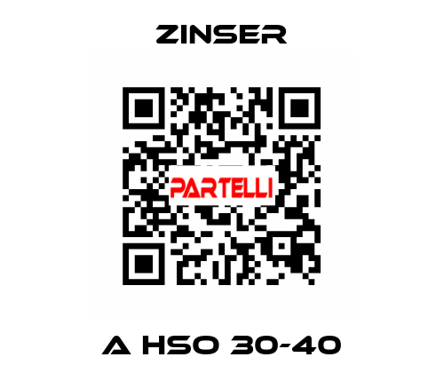 A HSO 30-40 Zinser