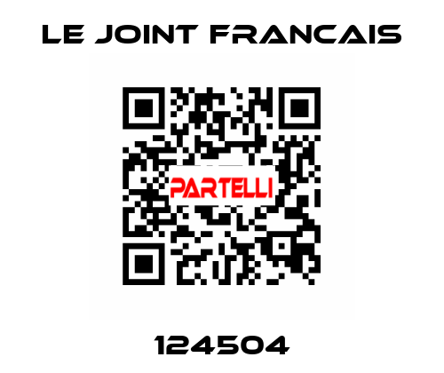 124504 LE JOINT FRANCAIS