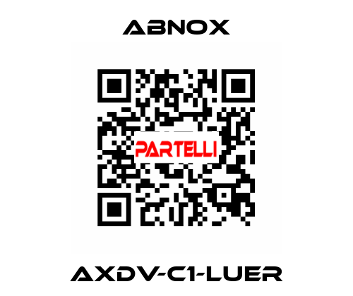 AXDV-C1-LUER ABNOX