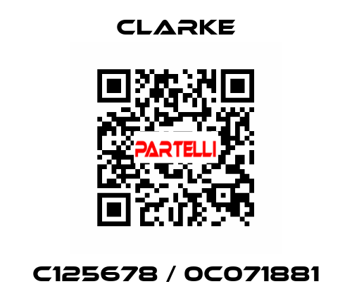 C125678 / 0C071881 Clarke