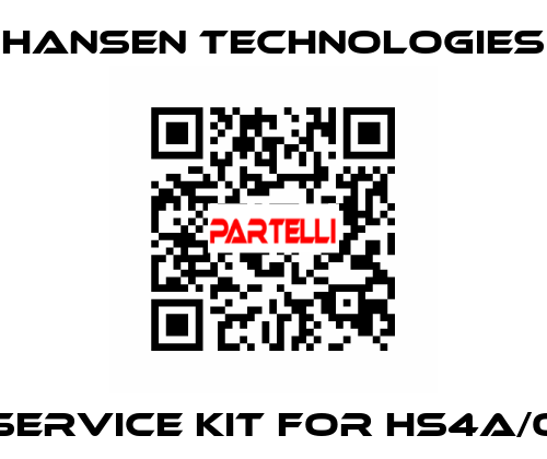 Service kit for HS4A/0 HANSEN TECHNOLOGIES