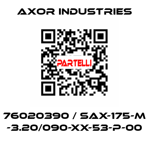 76020390 / SAX-175-M -3.20/090-XX-53-P-00 Axor Industries