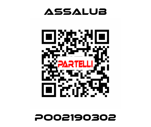 PO02190302 ASSALUB