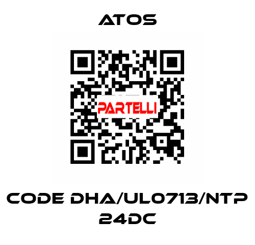 Code DHA/UL0713/NTP 24DC Atos