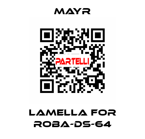 lamella for Roba-DS-64 Mayr