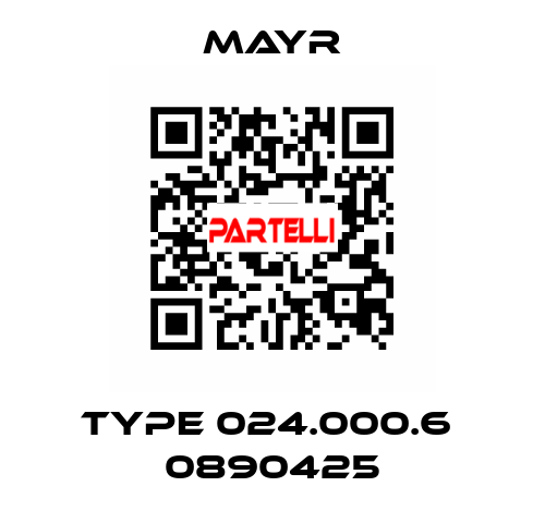 Type 024.000.6  0890425 Mayr