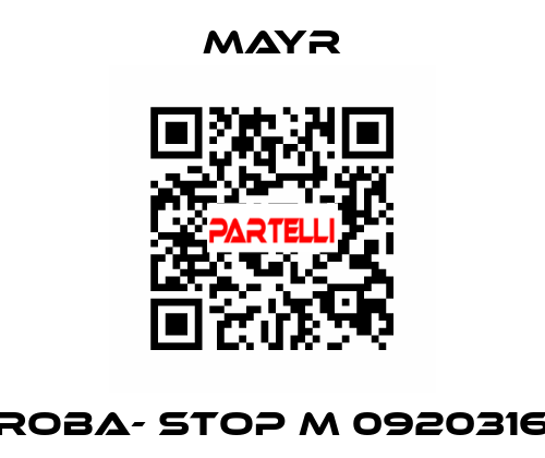 ROBA- stop M 0920316 Mayr