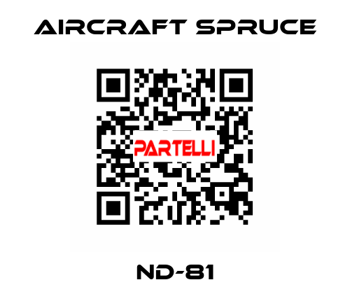 ND-81 Aircraft Spruce