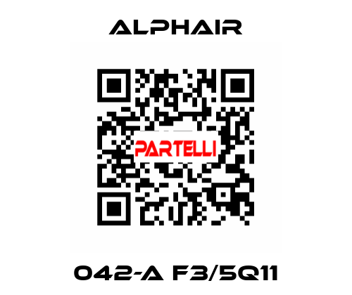 042-A F3/5Q11 Alphair