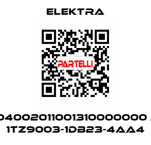 04002011001310000000 / 1TZ9003-1DB23-4AA4 ELEKTRA