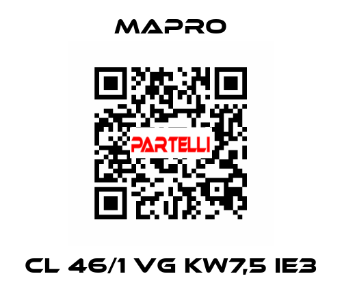 CL 46/1 VG kW7,5 IE3 Mapro